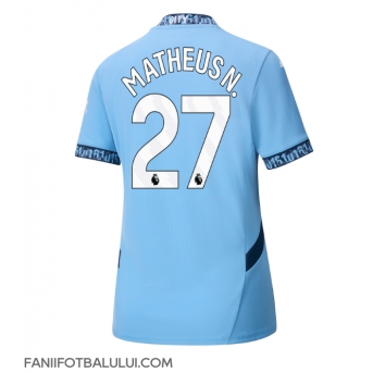 Manchester City Matheus Nunes #27 Tricou Fotbal Replică 2024-25 Femei Acasa